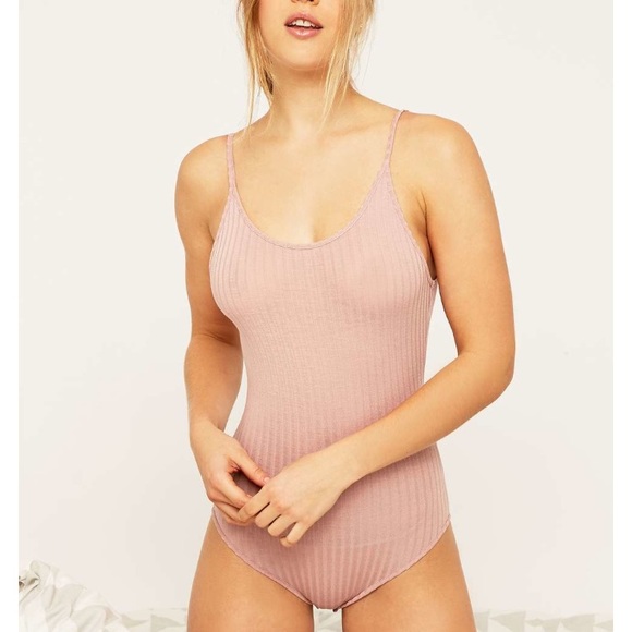 Urban Outfitters Tops - Urban Outfitter NWT nude ribbed bodysuit